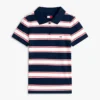 Tommy Jeans Slim Fit Polo aus Rippstrick