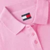 Tommy Jeans Slim Fit Polo aus Rippstrick