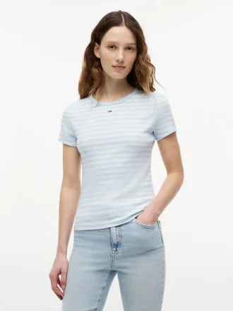 Tommy Jeans Slim Stretch Ribbed T-Shirt