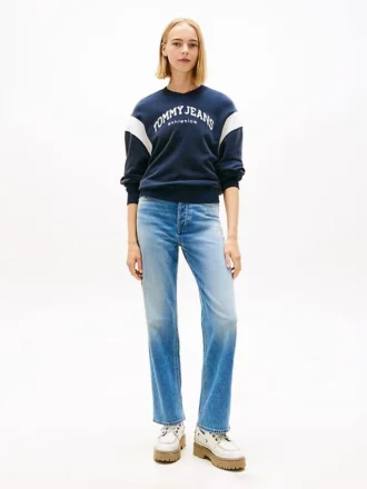 Tommy Jeans Straight-Fit-Jeans mit Knopfleiste