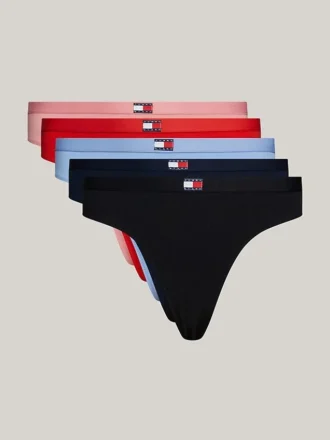 Tommy Jeans String mit Flaggenlogo, 5er-Pack
