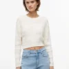 Tommy Jeans Strukturierter Strickpullover mit Schnürung