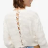 Tommy Jeans Strukturierter Strickpullover mit Schnürung
