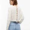 Tommy Jeans Strukturierter Strickpullover mit Schnürung