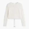Tommy Jeans Strukturierter Strickpullover mit Schnürung