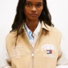 Tommy Jeans Suede Varsity Jacket