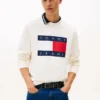 Tommy Jeans Sweatshirt mit großem Flaggenlogo