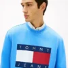 Tommy Jeans Sweatshirt mit großem Flaggenlogo