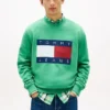 Tommy Jeans Sweatshirt mit großem Flaggenlogo