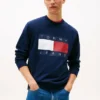 Tommy Jeans Sweatshirt mit großem Flaggenlogo
