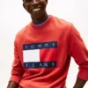 Tommy Jeans Sweatshirt mit großem Flaggenlogo