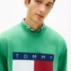 Tommy Jeans Sweatshirt mit großem Flaggenlogo