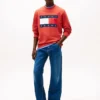 Tommy Jeans Sweatshirt mit großem Flaggenlogo