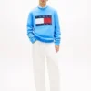 Tommy Jeans Sweatshirt mit großem Flaggenlogo