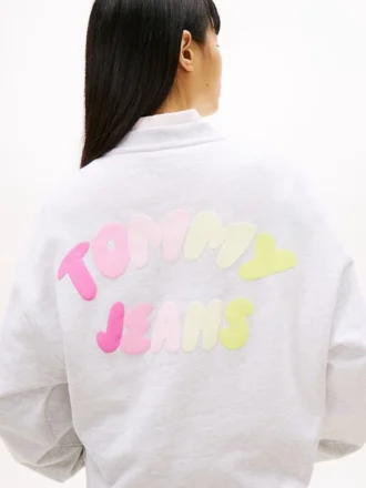 Tommy Jeans Sweatshirt mit Puff-Print