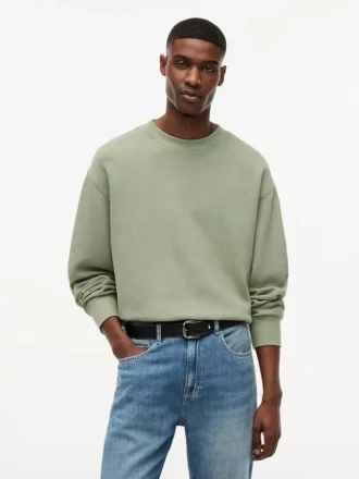 Tommy Jeans Sweatshirt mit Waffelmuster