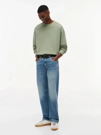 Tommy Jeans Sweatshirt mit Waffelmuster