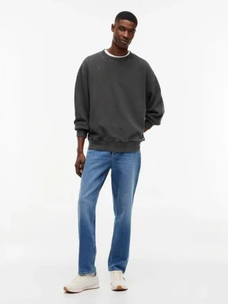 Tommy Jeans Sweatshirt mit Waffelmuster