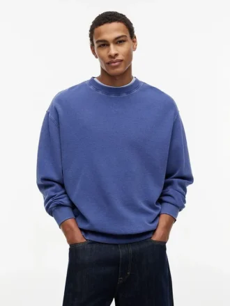 Tommy Jeans Sweatshirt mit Waffelstruktur