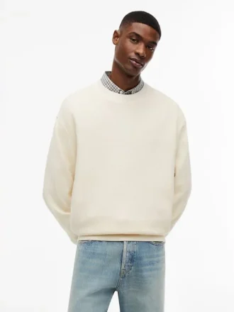 Tommy Jeans Sweatshirt mit Waffelstruktur