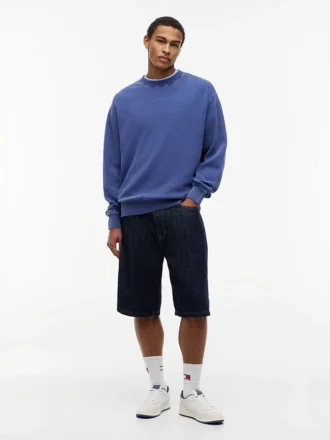 Tommy Jeans Sweatshirt mit Waffelstruktur