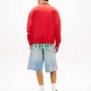 Tommy Jeans Sweatshirt mit Wavy-Flag-Logo Tommy Jeans Sweatshirt mit Wavy-Flag-Logo