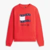 Tommy Jeans Sweatshirt mit Wavy-Flag-Logo Tommy Jeans Sweatshirt mit Wavy-Flag-Logo