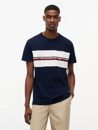 Tommy Jeans T-Shirt mit charakteristischem Logo-Streifen
