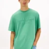 Tommy Jeans T-Shirt mit Distressed-Logo Tommy Jeans T-Shirt mit Distressed-Logo