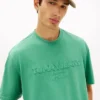 Tommy Jeans T-Shirt mit Distressed-Logo Tommy Jeans T-Shirt mit Distressed-Logo