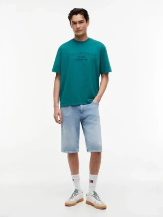 Tommy Jeans T-Shirt mit Distressed-Logo