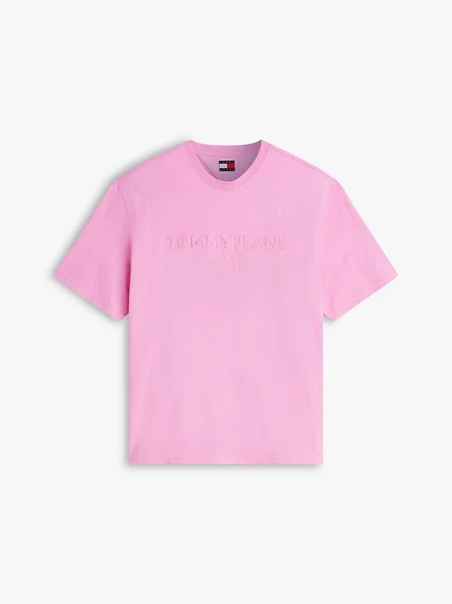 Tommy Jeans T-Shirt mit Distressed-Logo Tommy Jeans T-Shirt mit Distressed-Logo