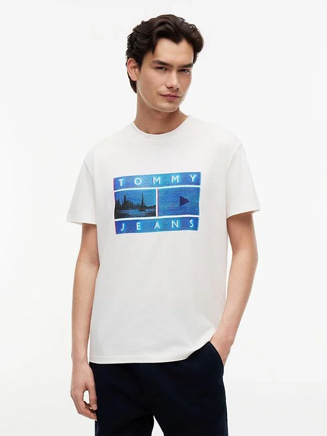 Tommy Jeans T-Shirt mit Fotodruck Tommy Jeans T-Shirt mit Fotodruck