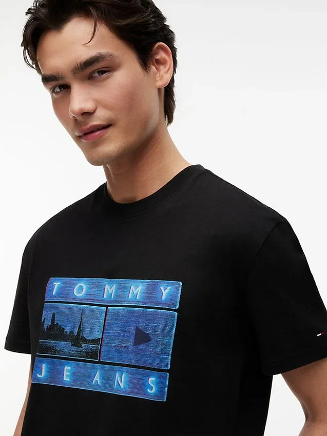 Tommy Jeans T-Shirt mit Fotodruck Tommy Jeans T-Shirt mit Fotodruck