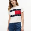 Tommy Jeans T-Shirt mit großem Flaggenlogo Tommy Jeans T-Shirt mit großem Flaggenlogo