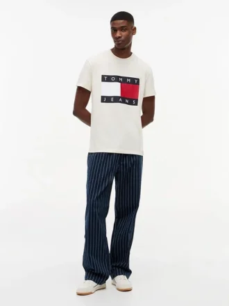 Tommy Jeans T-Shirt mit großem Flaggenlogo