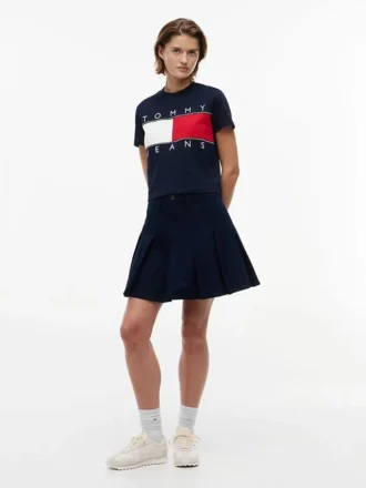 Tommy Jeans T-Shirt mit großem Flaggenlogo