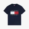 Tommy Jeans T-Shirt mit großem Flaggenlogo Tommy Jeans T-Shirt mit großem Flaggenlogo