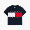 Tommy Jeans T-Shirt mit großem Flaggenlogo Tommy Jeans T-Shirt mit großem Flaggenlogo