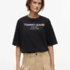 Tommy Jeans T-Shirt mit Kristall-Logo Tommy Jeans T-Shirt mit Kristall-Logo