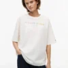 Tommy Jeans T-Shirt mit Kristall-Logo Tommy Jeans T-Shirt mit Kristall-Logo