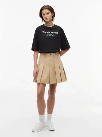 Tommy Jeans T-Shirt mit Kristall-Logo