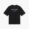 Tommy Jeans T-Shirt mit Kristall-Logo Tommy Jeans T-Shirt mit Kristall-Logo