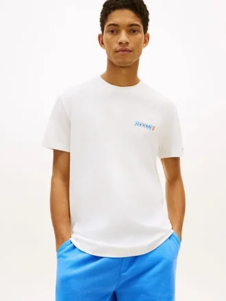 Tommy Jeans T-Shirt mit Logo auf der Rückseite