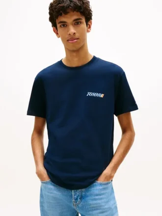 Tommy Jeans T-Shirt mit Logo auf der Rückseite