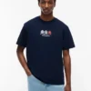 Tommy Jeans T-Shirt mit Multi-Crest-Logo Tommy Jeans T-Shirt mit Multi-Crest-Logo