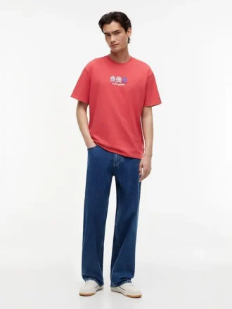 Tommy Jeans T-Shirt mit Multi-Crest-Logo
