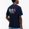 Tommy Jeans T-Shirt mit Multi-Crest-Logo Tommy Jeans T-Shirt mit Multi-Crest-Logo