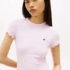 Tommy Jeans T-Shirt mit Rüschenbesatz Tommy Jeans T-Shirt mit Rüschenbesatz