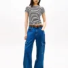 Tommy Jeans T-Shirt mit Rüschenbesatz Tommy Jeans T-Shirt mit Rüschenbesatz